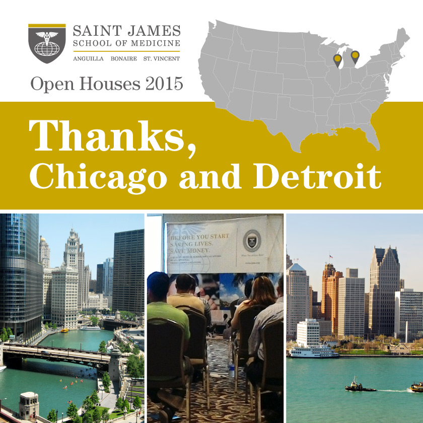 Saint James Meets with Prospective Students During Midwest Tour