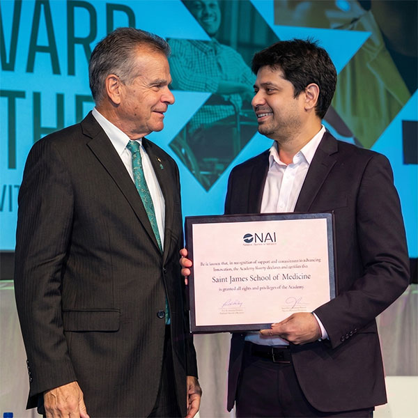 Saint James School of Medicine Recognized by the National Academy of Inventors