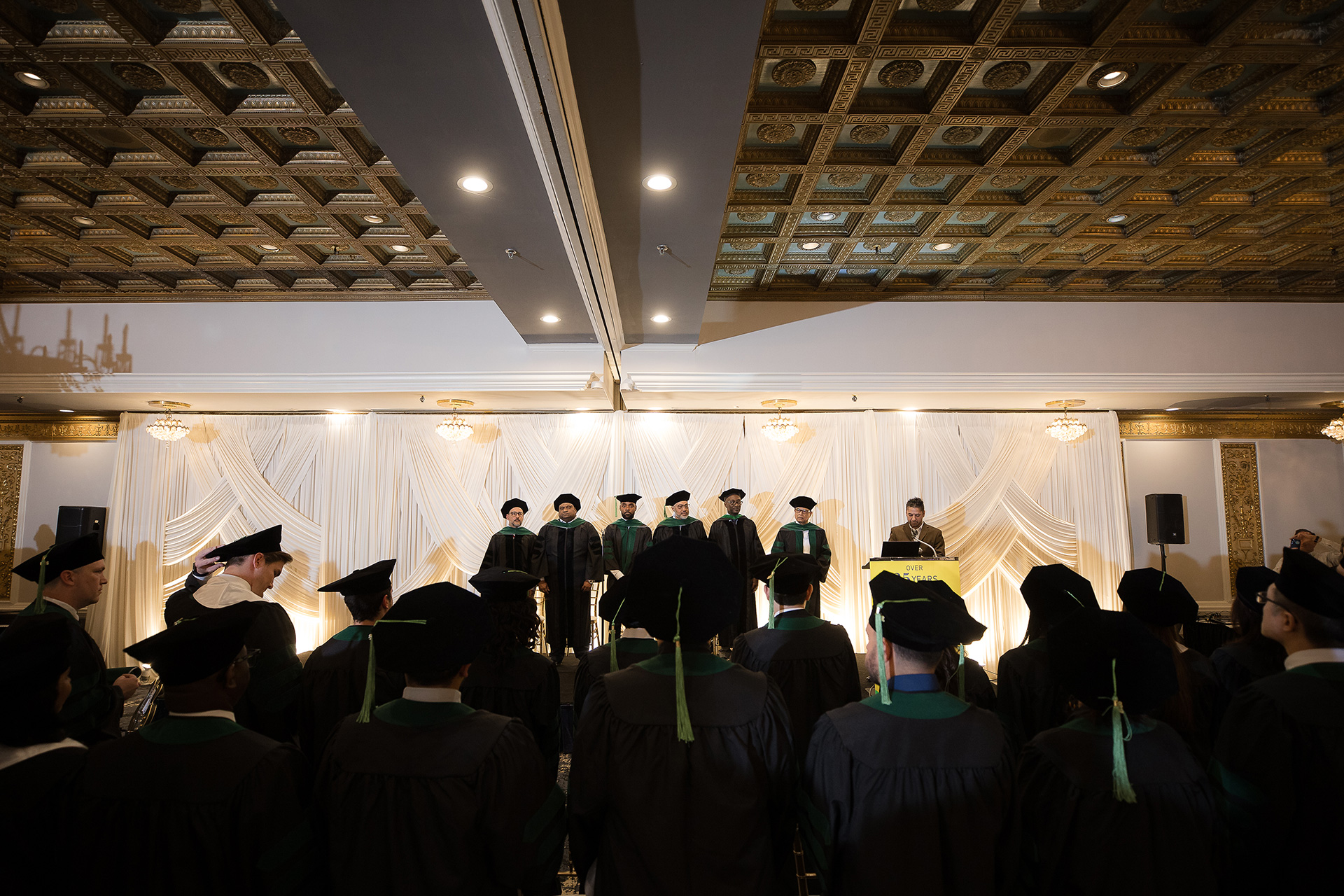 Procession of faculty and graduates
