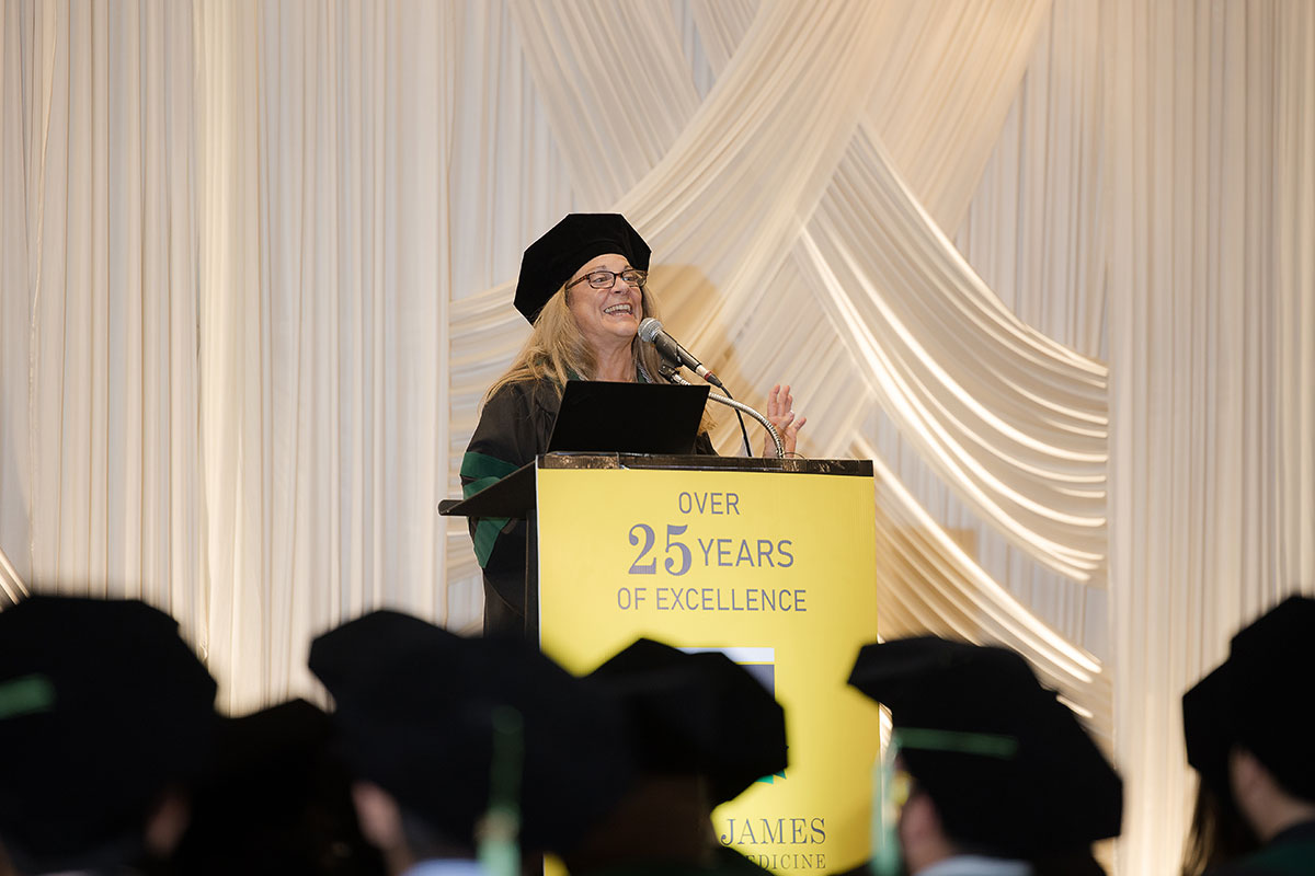 Dawn completed clinical rotations alongside classmates fifty years her junior