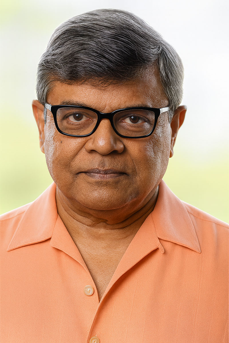 Portrait of Dr. Kallol Guha, founder of Saint James School of Medicine.
