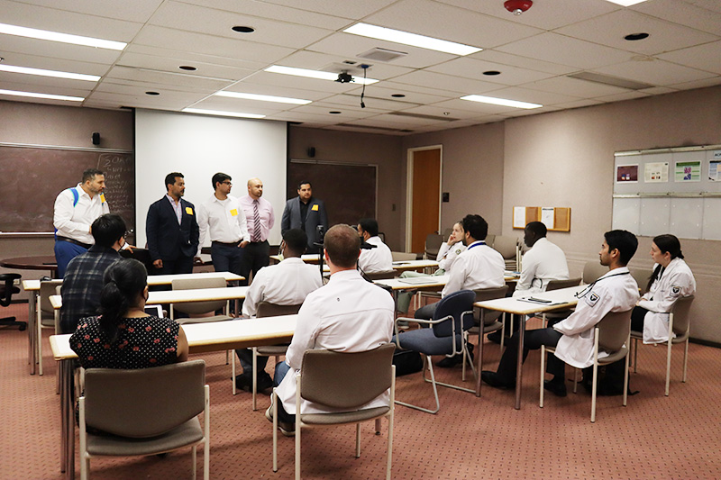 Saint James School of Medicine students on global health and tropical medicine rotation