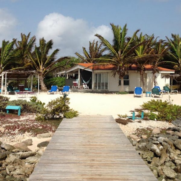 View of the ideal scenery of the Caribbean